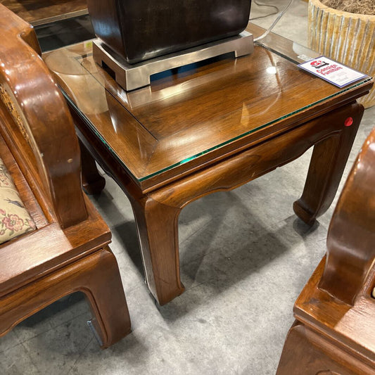 Vintage Wood End Table