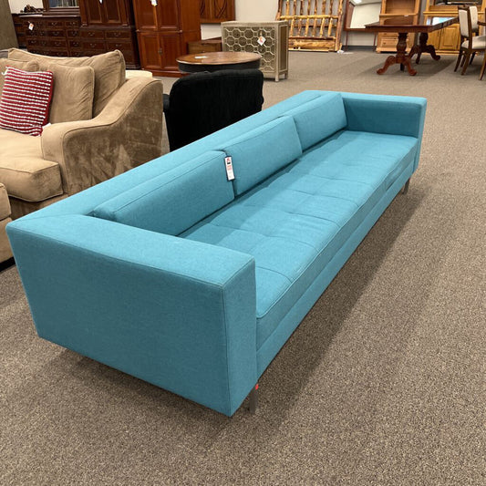 Long Teal Sofa