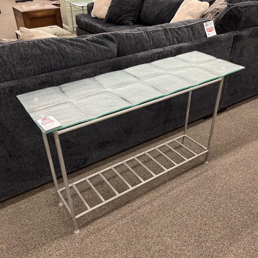 Frosted Glass Sofa Table