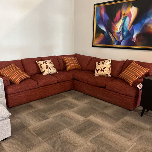 3 pc Red Sectional