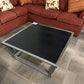 Leather Top Coffee Table