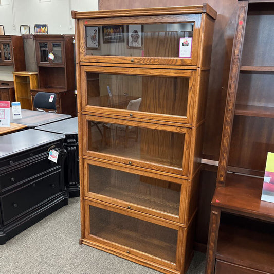 Oak Barrister Bookcase