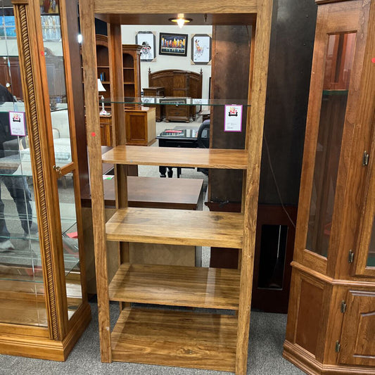 Wood and Glass Shelf