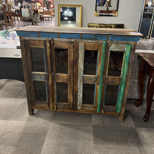 Rustic Multi-color Cabinet