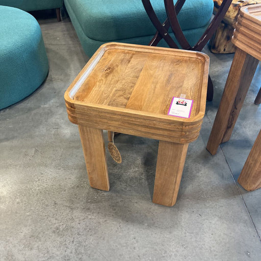 Mango Wood End Table