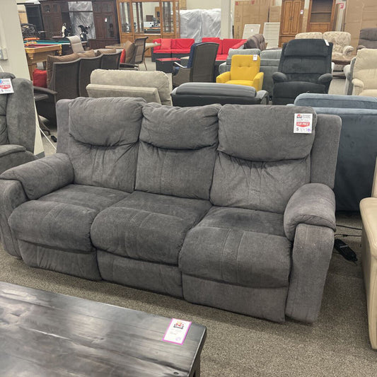 Gray Fabric Pwh Rec. Sofa