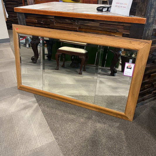 Oak Frame Mirror 30x54