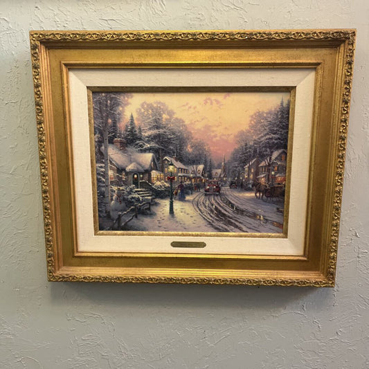 Kinkade "Christmas Cottage VIII" 21x25