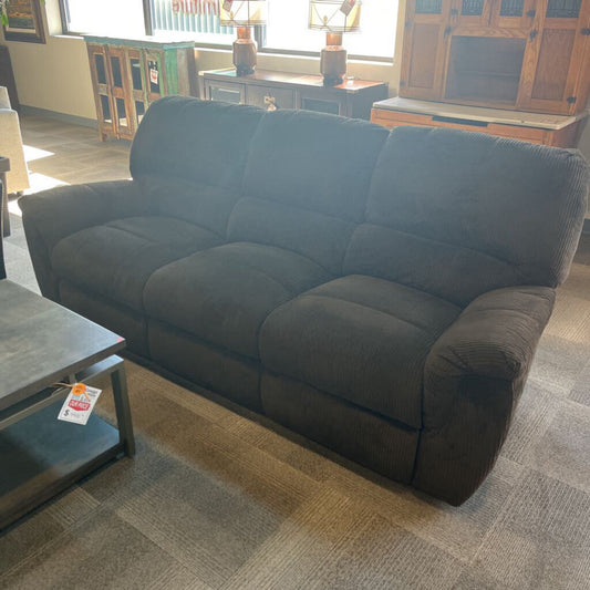 Brown Corduroy Rec. Sofa