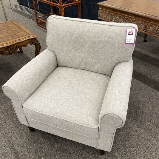 Gray Fabric Club Chair