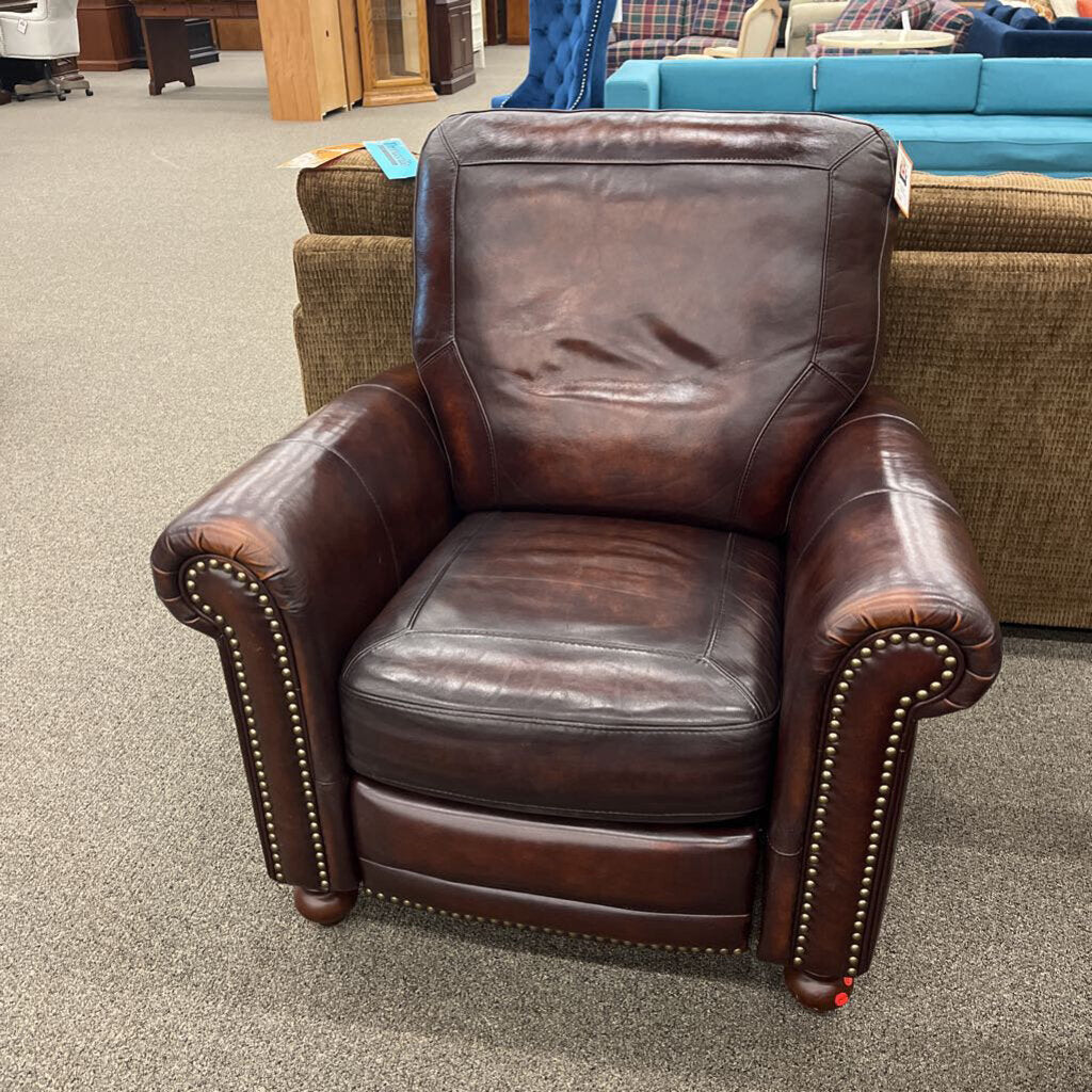 Dark Brown Pushback Recliner