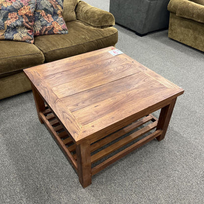 Lg Barnwood End Table