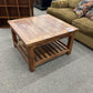 Lg Barnwood End Table