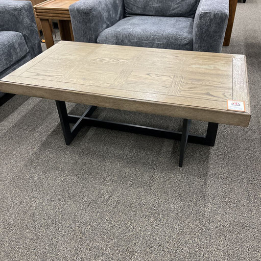 Natural Gray Wood Coffee Table