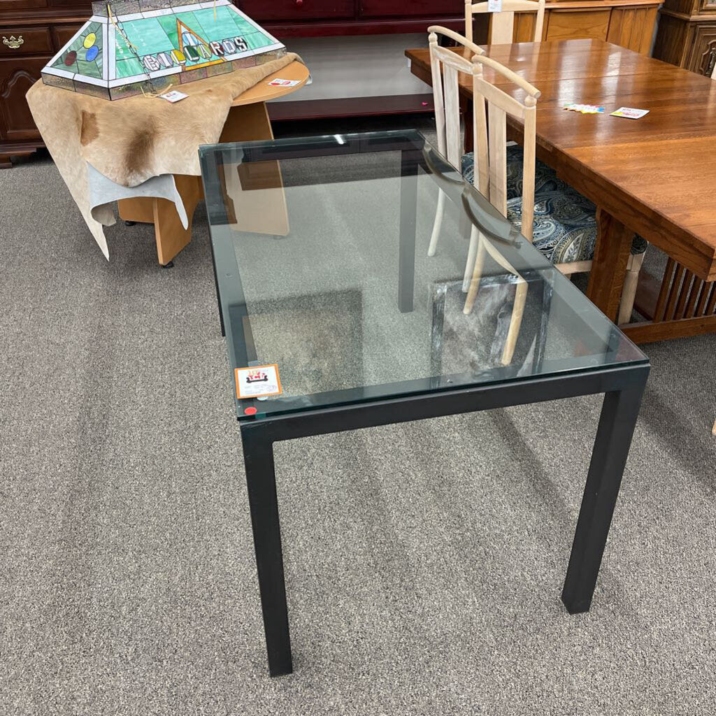 Glass Top Dining Table