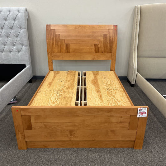 Maple Full Double Captains Bed