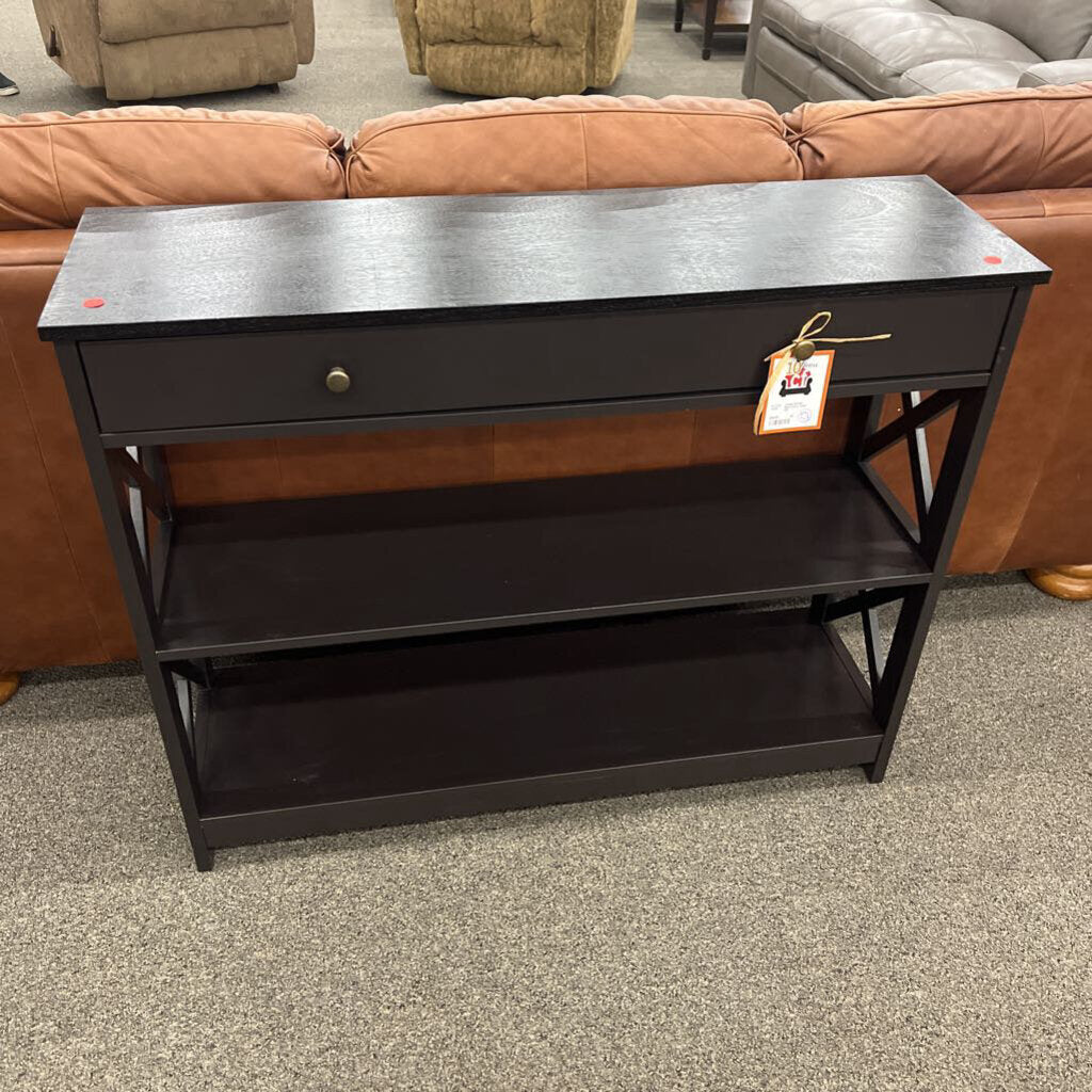 Black Entry Shelf