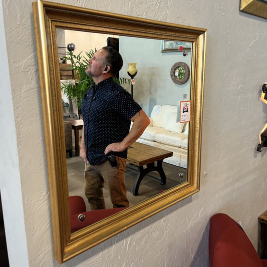 Gold Frame Mirror