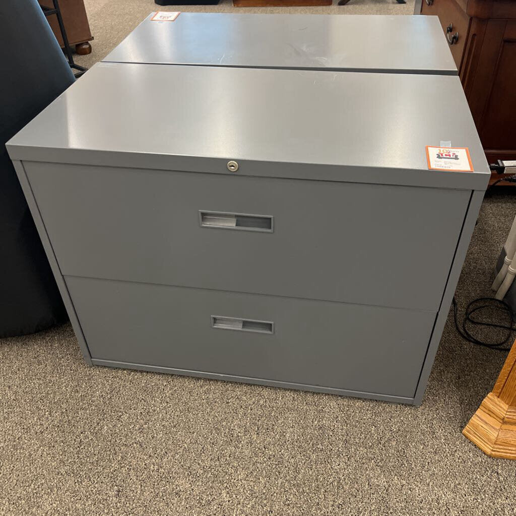 2 Drawer Metal File Cabinet