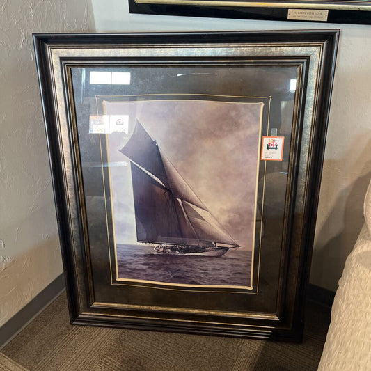 Lg. Sailboat Art