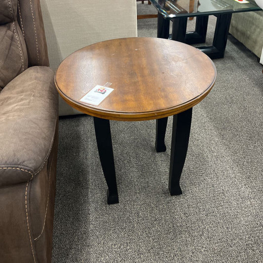 Black & Brown End Table