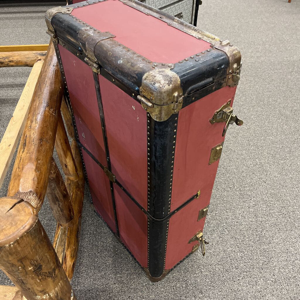 Vintage Red Trunk