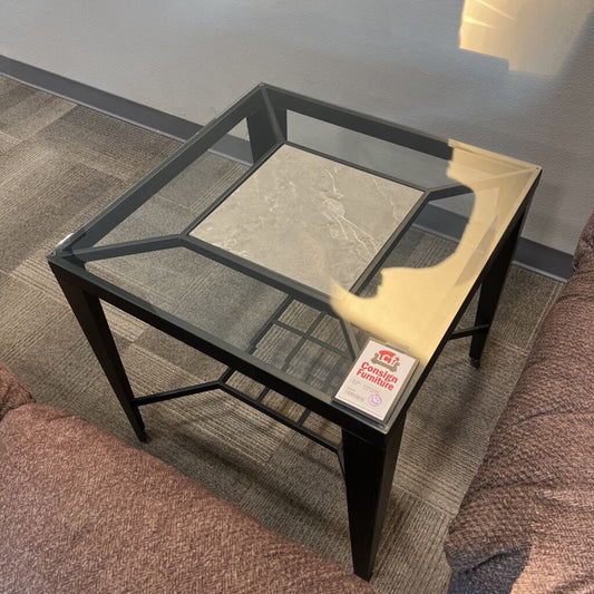 Slate End Table