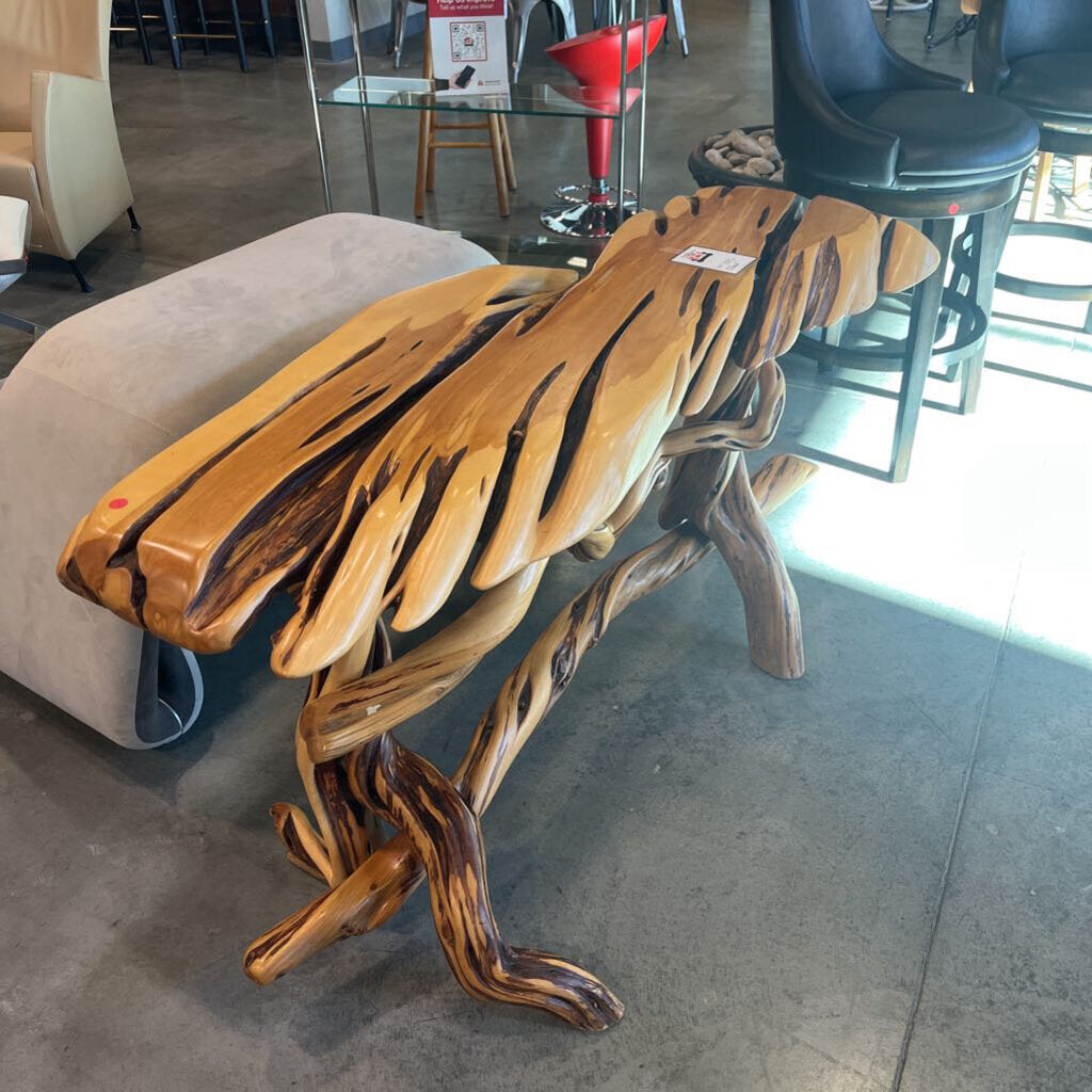 Juniper Log Console Table