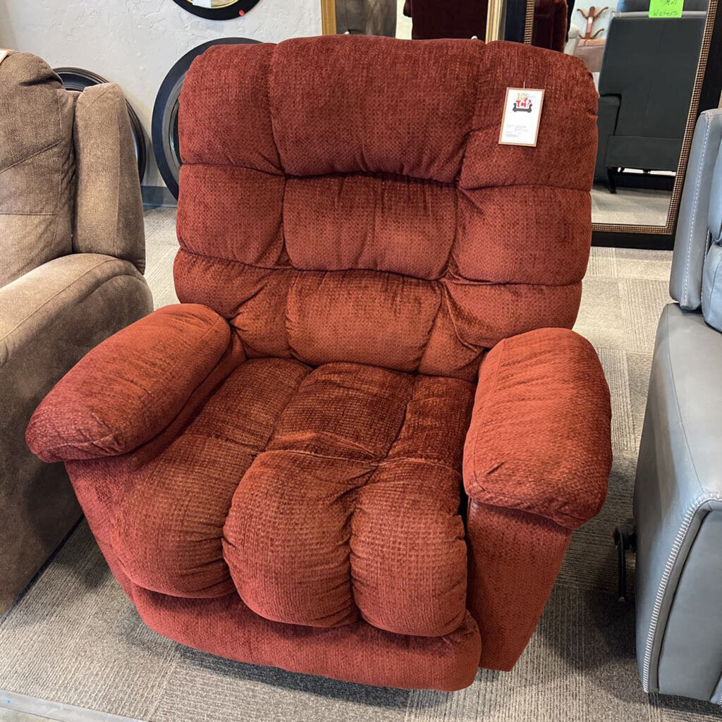 Lane Red Massage Recliner