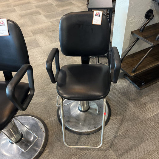 Black Salon Chair