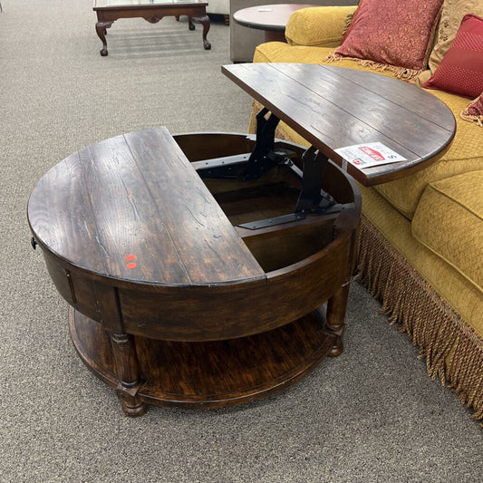 Round Lift-top Coffee Table