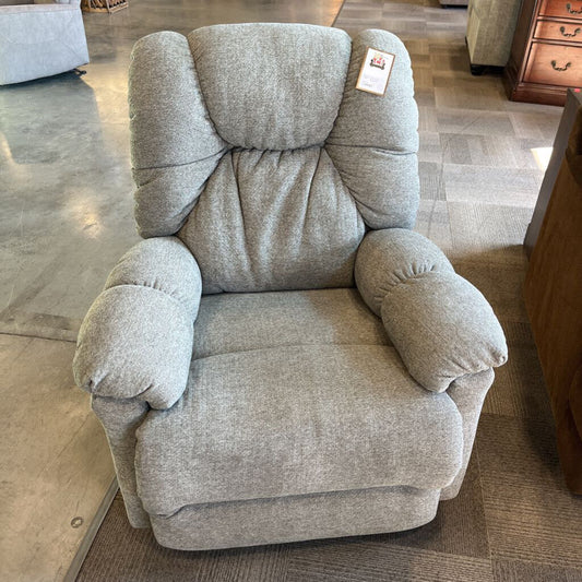 Gray Fabric Recliner