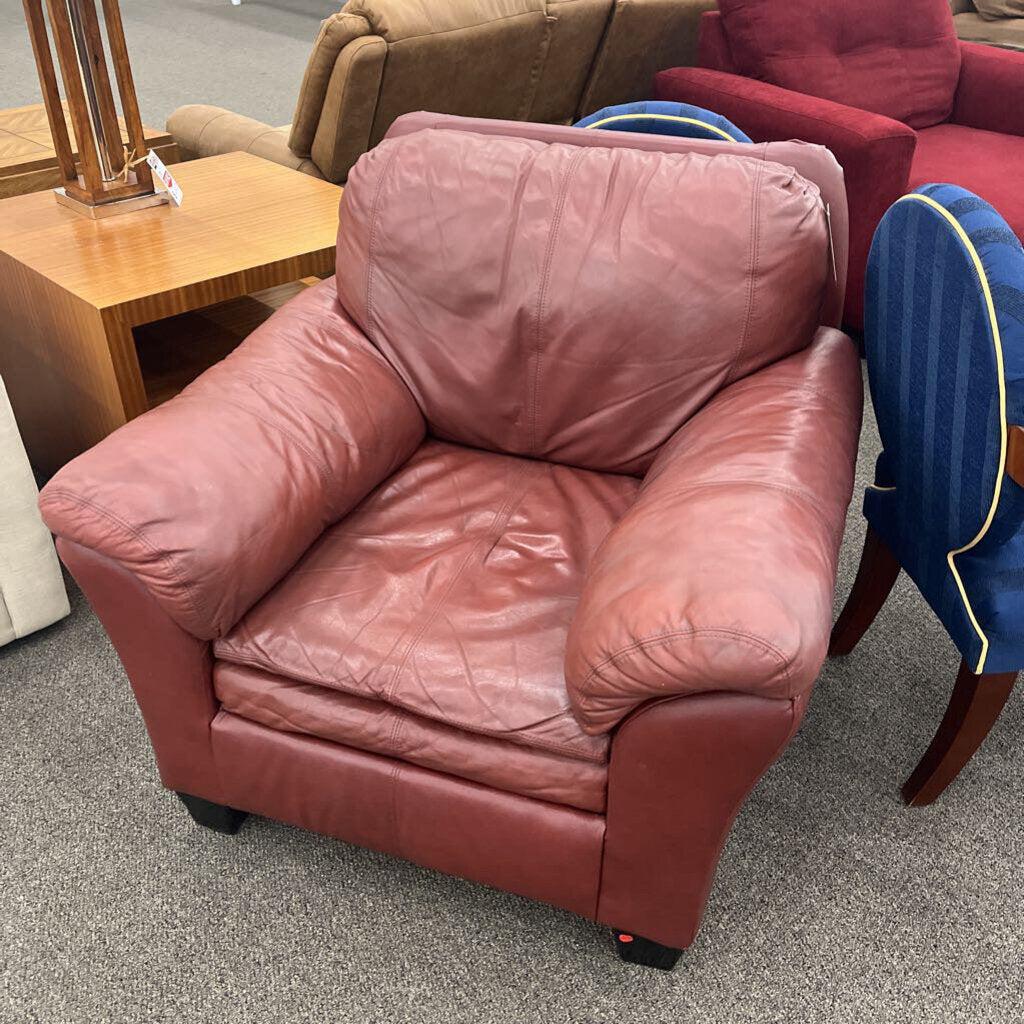 Red Leather Chair