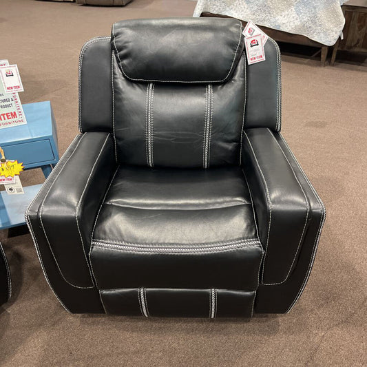 H 8516BK-1 Glider Recliner Black