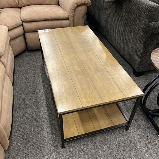 2-tier Wood Rect. Coffee Table