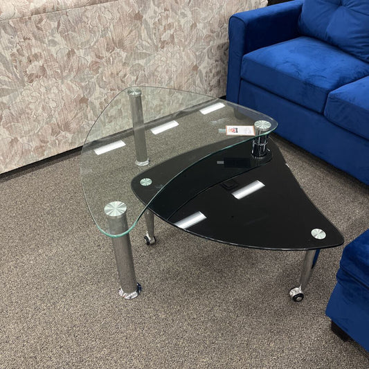 2-tier Glass Coffee Table