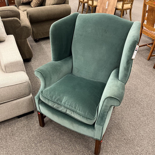 Teal Wingback Chair