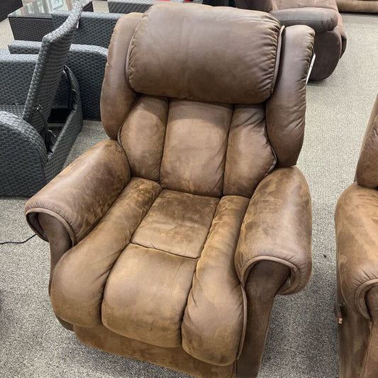 Homestretch Brown Pwr Recliner