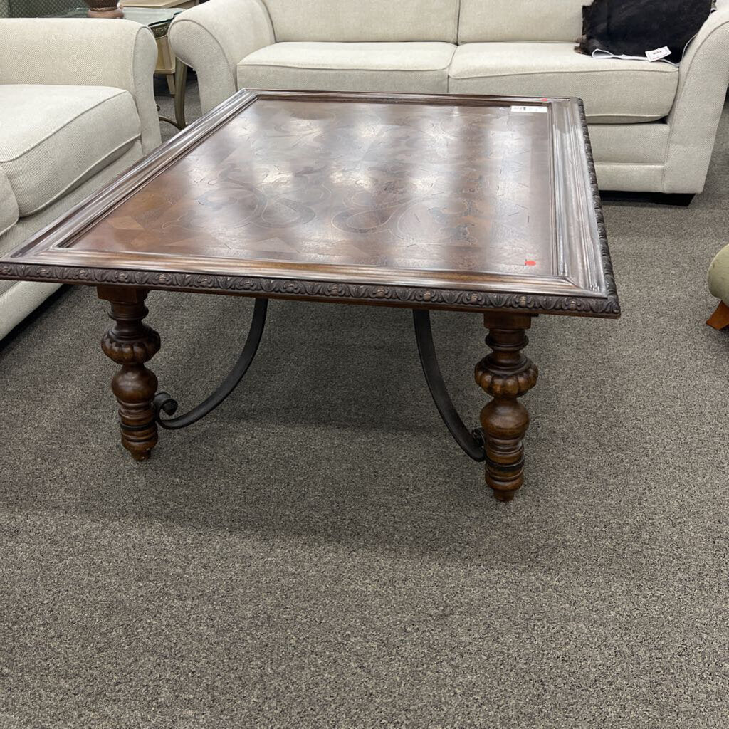 Large Brown Coffee Table