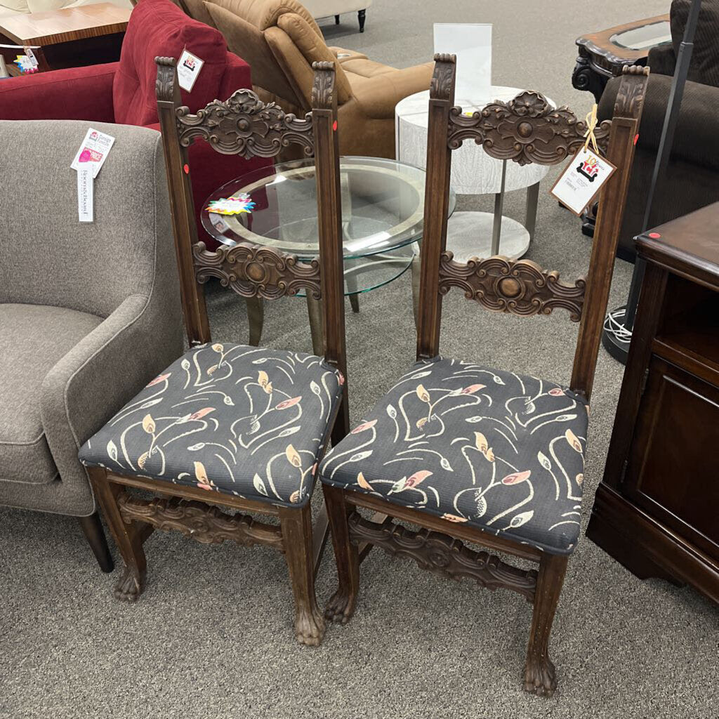 Pair Vintage Chairs