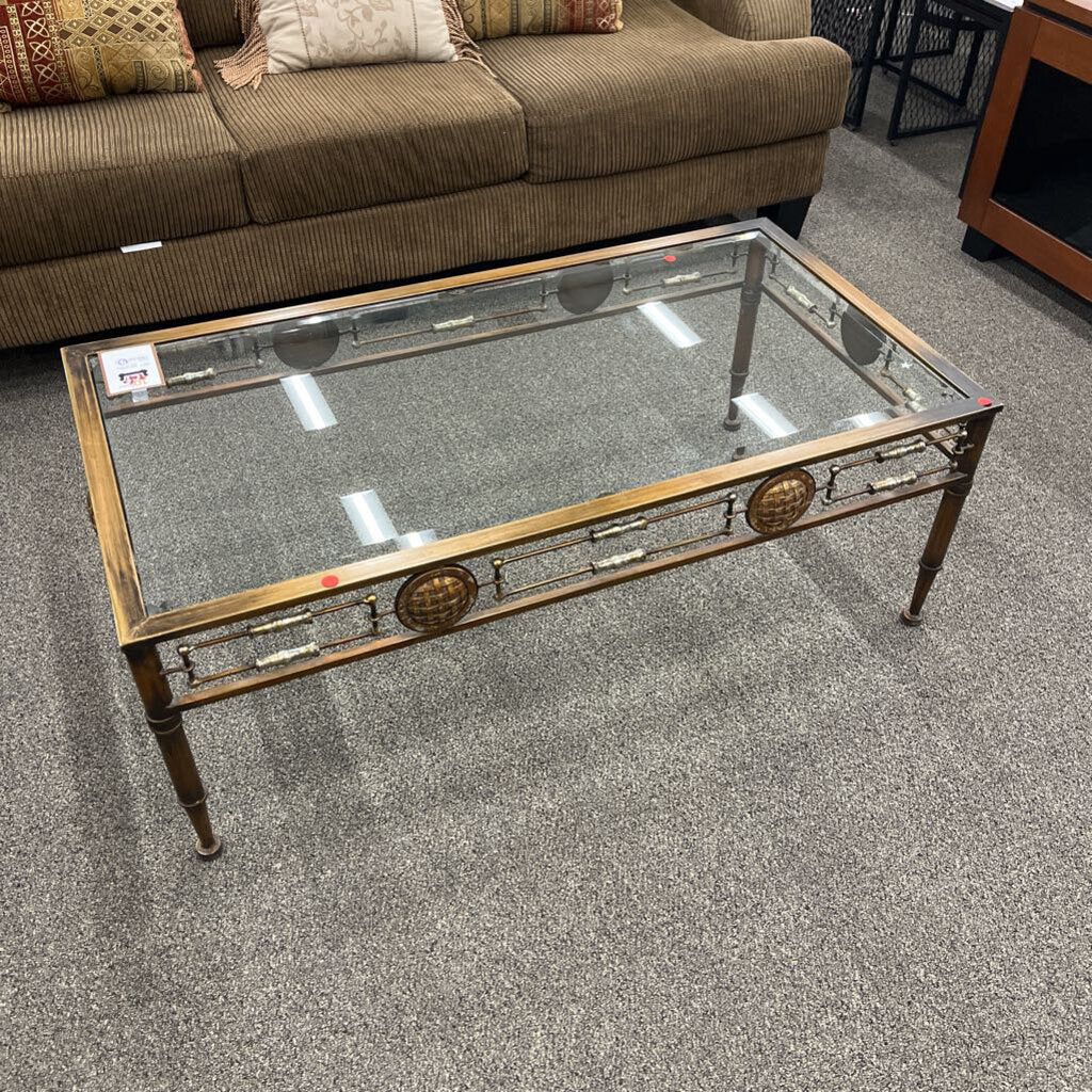 Glass Top Coffee Table