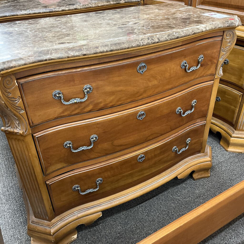 Marble Top Nightstand