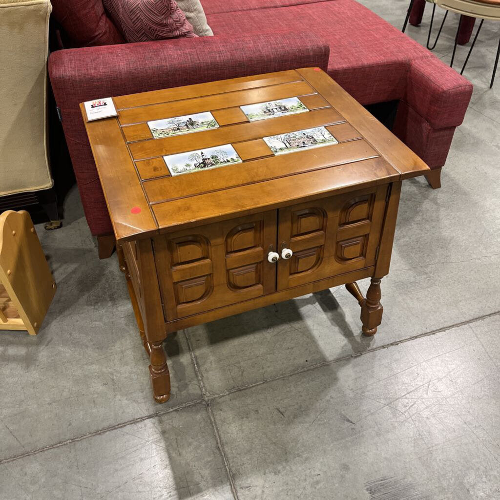 Tiled End Table