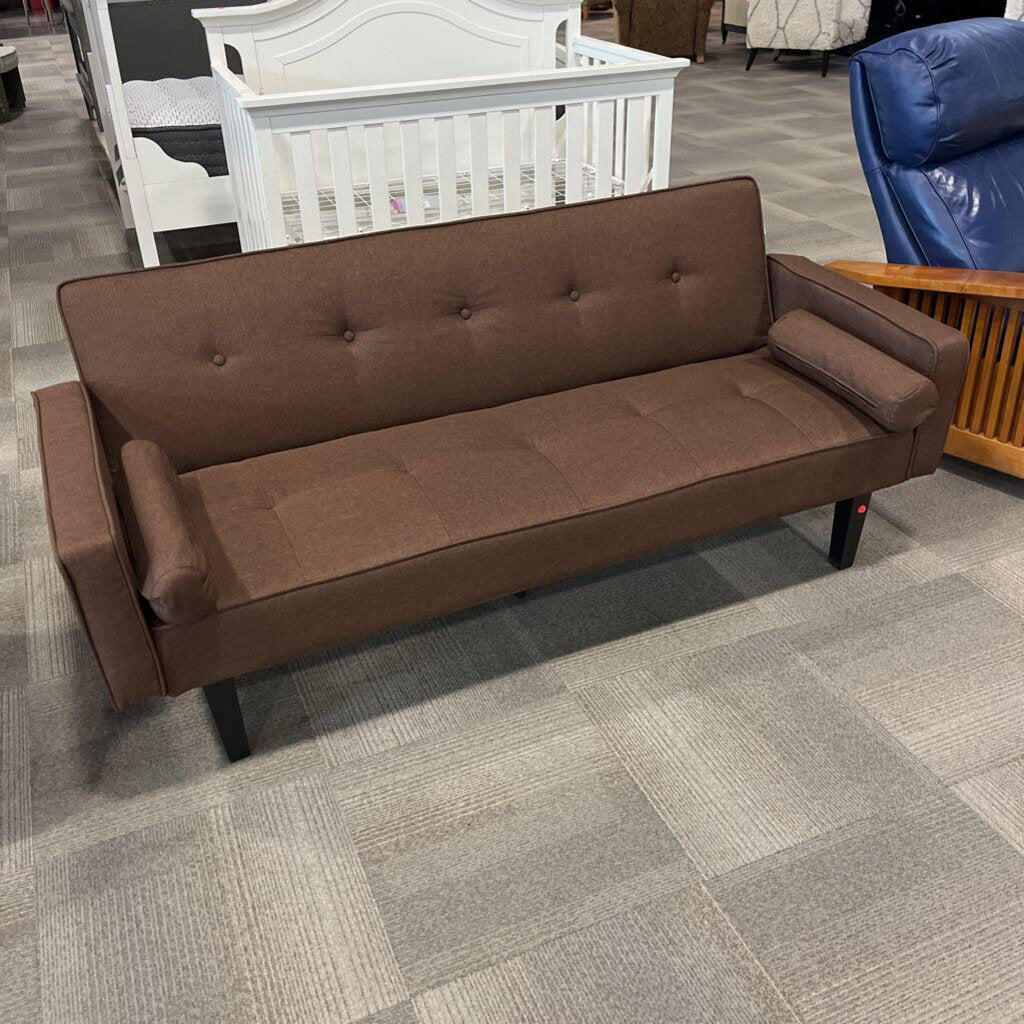 Brown Fabric Sofa