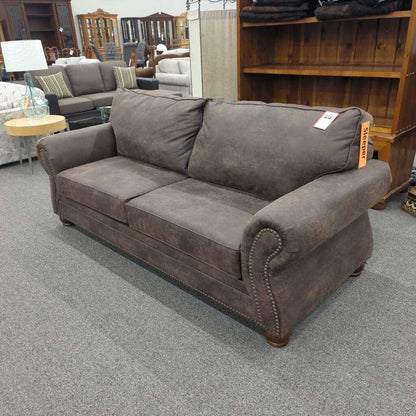 Brown M.Fiber Sleeper Sofa