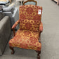 Vintage Burgundy Accent Chair