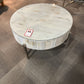 Round White Coffee Table