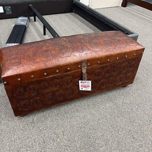 Tooled Leather Chest