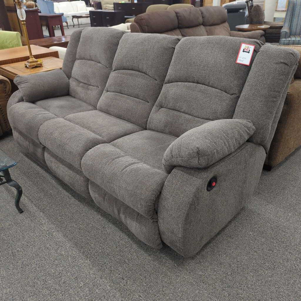 Gray Reclining Sofa