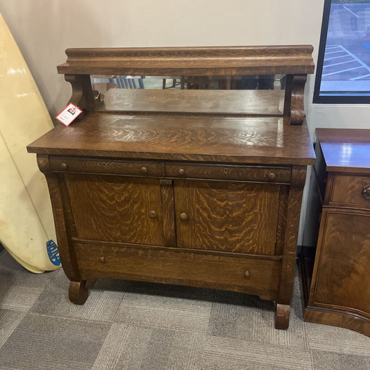 Vintage Tiger Oak Buffet